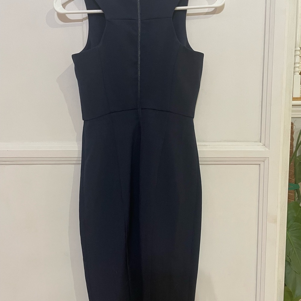 XOXO Colorblock Navy‎ Blue and Black Sleek Dress Size 00 - Picture 2 of 3